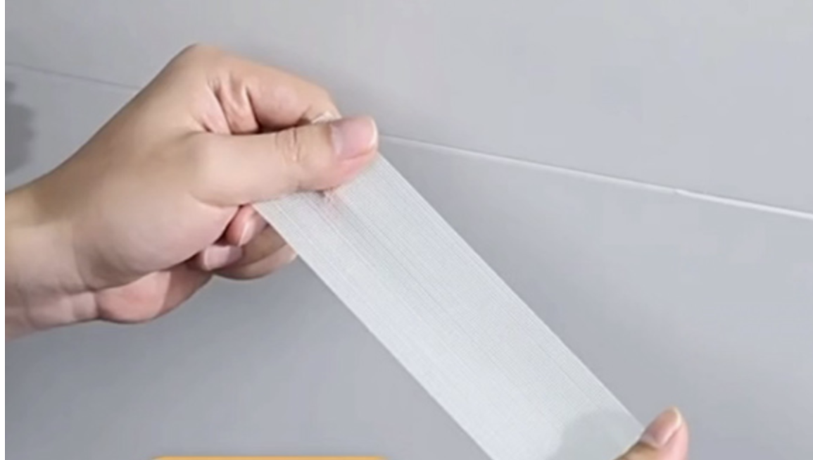 Băng hai mặt dựa trên vải lưới trong suốt